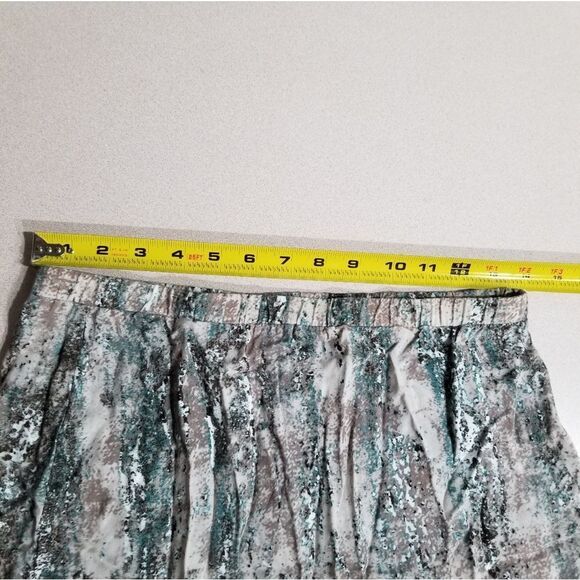 Chico's Midi Camo Calf‎ Boho Tiered Ruffle Skirt - Picture 8 of 13